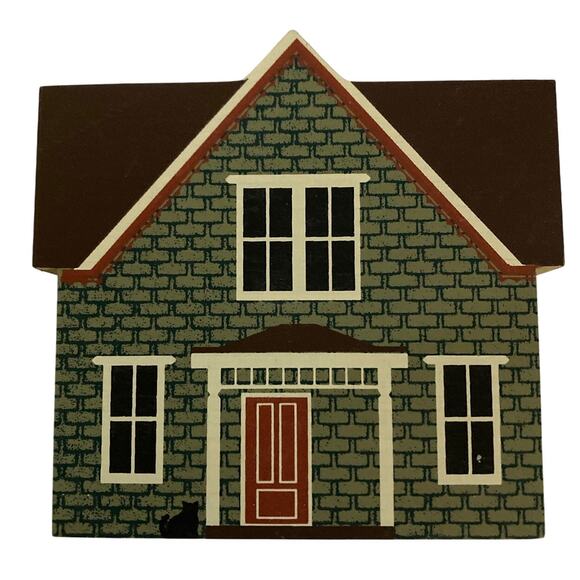 The Cat’s Meow Village Series IV 1986 Lot of 4 –signed by Faline - Picture 4 of 6